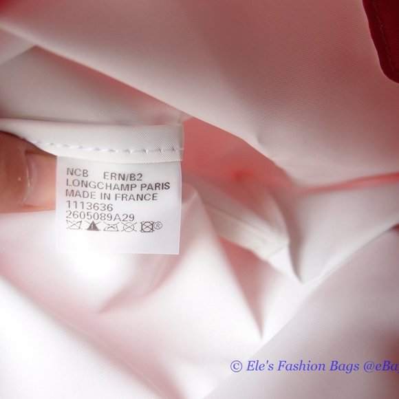 NWT LONGCHAMP Le Pliage Medium/Small Shoulder Tote Burnt Red AUTHENTIC - Picture 16 of 16